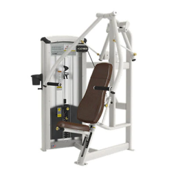 Cybex International 12001 CHEST PRESS Manuel utilisateur | Fixfr