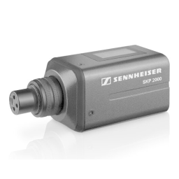 Sennheiser SKP 2000 Manuel utilisateur | Fixfr