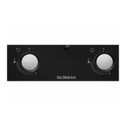 De Dietrich DPG7340B Manuel utilisateur | Fixfr