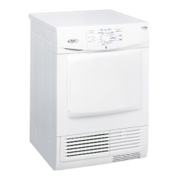 Whirlpool AWZ 8477 Dryer Manuel utilisateur | Fixfr