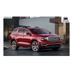 GMC Acadia 2018 Mode d'emploi