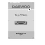 Daewoo VQ857 Manuel utilisateur