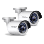 Trendnet TV-IP320PI2K Indoor / Outdoor 1.3 MP HD PoE IR Network Camera Twin Pack Fiche technique