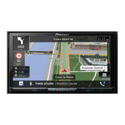 Pioneer AVIC Z7110 DAB Manuel utilisateur | Fixfr