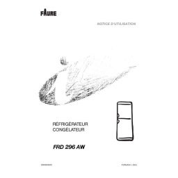 Faure FRD 296 AW Notice d'Utilisation | AI Chat & PDF | Fixfr