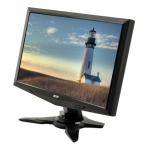 Acer G185HV Monitor Guide de d&eacute;marrage rapide