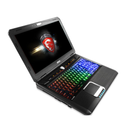 MSI GT60 3K MOBILE WORKSTATION Manuel du propriétaire | Fixfr