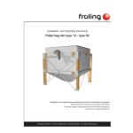 Froling Pellet bag silo type 7 - type 50 Guide d'installation