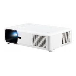 ViewSonic LS600W PROJECTOR Mode d'emploi | Fixfr