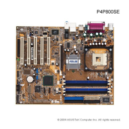 ASUS P4P800 SE Guide de l'utilisateur + Chat IA & PDF | Fixfr