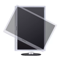 Philips 240P2ES/00 Brilliance Moniteur LCD avec base pivotante, USB et audio Manuel utilisateur | Fixfr