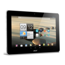 Acer Iconia A3 Manuel utilisateur | Fixfr