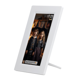 Denver PFF-710WHITEMK3 7” digital Wi-Fi photoframe Manuel utilisateur | Fixfr