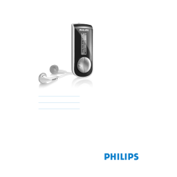 Philips SA4121/02 Baladeur audio à mémoire flash Manuel utilisateur | Fixfr