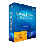 ACRONIS Recovery for Microsoft Exchange Manuel utilisateur