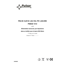 Pulsar PSBAD1512 Manuel utilisateur | Fixfr