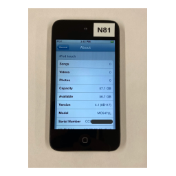 Apple iPod Touch Logiciel iOS 4.1 Manuel utilisateur | Fixfr