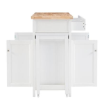 Linon Home Decor THD01928 Larson White Kitchen Island Mode d'emploi