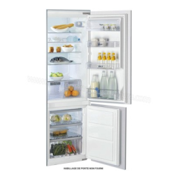 Whirlpool ART 800/A+ Fridge/freezer combination Manuel utilisateur | Fixfr