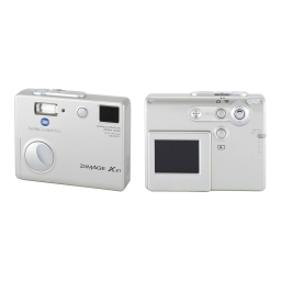 KONICA DIMAGE X31 Mode d'emploi | Fixfr