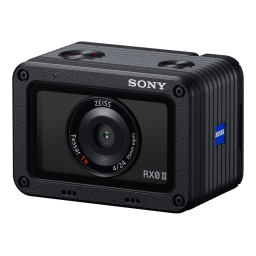 Sony Cyber-Shot DSC RX0 M2 Manuel utilisateur | Fixfr