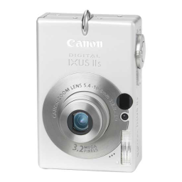 Canon IXUS IIs Digital Manuel utilisateur | Fixfr