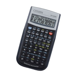 Citizen SR-260NPU: Chat IA & Téléchargement PDF | Fixfr