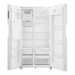 Insignia NS-RSS26WH0 26 5/16 Cu. Ft. Side-by-Side Refrigerator Mode d'emploi