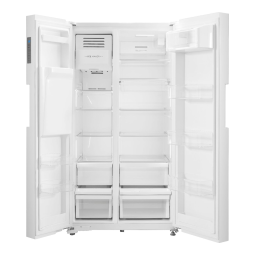 Insignia NS-RSS26WH0 26 5/16 Cu. Ft. Side-by-Side Refrigerator Mode d'emploi | Fixfr