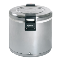 Bartscher A150512 Rice warmer, surround heating Mode d'emploi | Fixfr