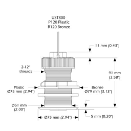 B120, P120 UST800 Ultrasonic