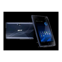 Acer Iconia Tab A100 Manuel utilisateur | Fixfr