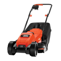 Black & Decker EMAX32 Rotary mower Manuel utilisateur | Fixfr