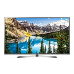 LG 70UJ675V Manuel du propriétaire | Fixfr