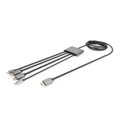 Digitus DS-45331 4in1 AV Adapter/Switch Guide de démarrage rapide | Fixfr