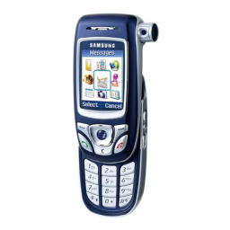 Samsung SGH-E850 Manuel utilisateur | Fixfr