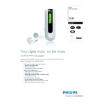 Philips SA2120/02 Baladeur audio &agrave; m&eacute;moire flash Manuel utilisateur