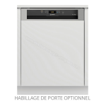 Indesit DBC 3C26 X Dishwasher Manuel utilisateur