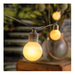 esotec 102180 Solar Glühbirnen-Lichterkette Shining Bulbs Mode d'emploi | Fixfr