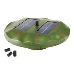 esotec 101770 Schwimmende Teichpumpe Seerose Mode d'emploi | Fixfr