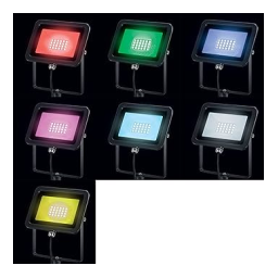 esotec 102703 Solar Wand- und Bodenstrahler Power Flood RGB Mode d'emploi | Fixfr