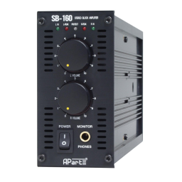 APART SB160 Manuel utilisateur | Fixfr