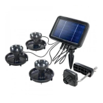 esotec 102148 Solar Unterwasserstrahler Splash kaltwei&szlig; Mode d'emploi