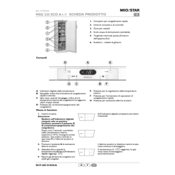 Miostar MSG 235 ECO A++/1 Freezer Manuel utilisateur | Fixfr