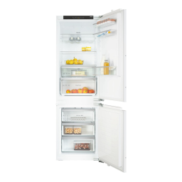 Miele KDN 7724 E Active Réfrigérateur/congélateur encastrable Manuel utilisateur | Fixfr