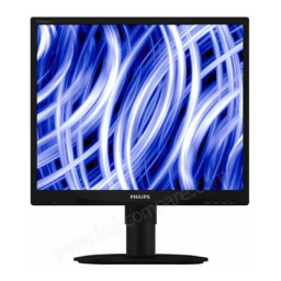 Philips 19B4LCB5/27 Brilliance Moniteur LCD, rétroéclairage LED Manuel utilisateur | Fixfr