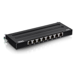 Trendnet TC-P08C6AS 8-Port Cat6A Shielded Wall Mount Patch Panel Fiche technique