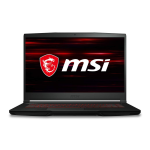 MSI GF63 Thin (Intel&reg; 9th Gen) (GeForce&reg; GTX) LAPTOP Manuel du propri&eacute;taire