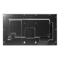 HP LD4235 41.92-inch LED Digital Signage Display Manuel utilisateur | Fixfr