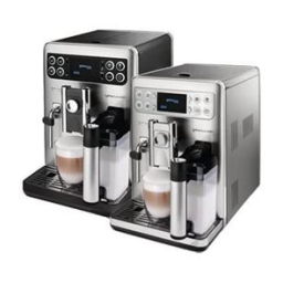 Saeco HD8857/01 Saeco Exprelia Evo Machine espresso Super Automatique Manuel utilisateur | Fixfr